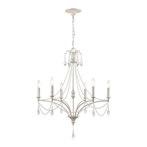 FRENCH PARLOR 27'' WIDE 6-LIGHT CHANDELIER