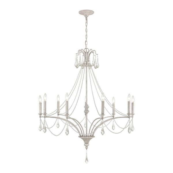 FRENCH PARLOR 38'' WIDE 9-LIGHT CHANDELIER