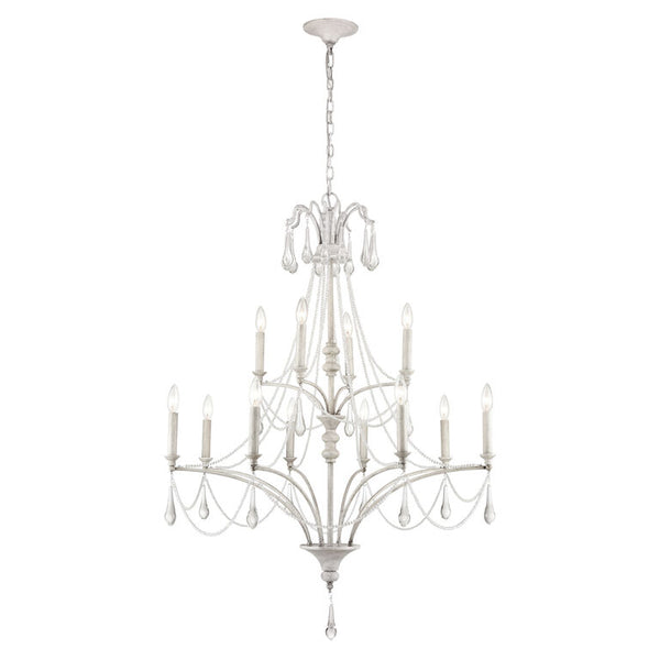 FRENCH PARLOR 36'' WIDE 12-LIGHT CHANDELIER---CALL OR TEXT 270-943-9392 FOR AVAILABILITY