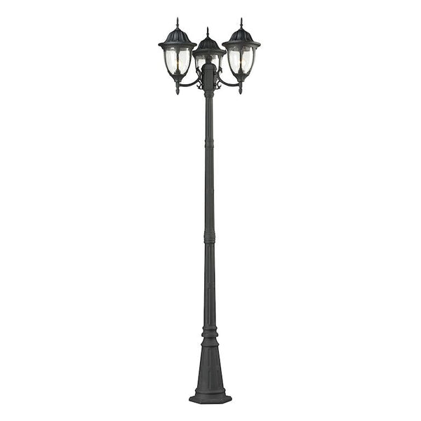 CENTRAL SQUARE 91'' HIGH 3-LIGHT OUTDOOR POST LIGHT