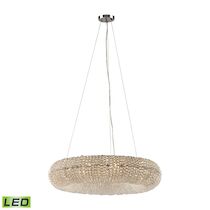 CRYSTAL RING 28'' WIDE 10-LIGHT CHANDELIER--ALSO AVAILABLE WITH LED @ $3,942.20-CALL OR TEXT 270-943-9392 FOR AVAILABILITY