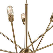 DELPHINE 38'' WIDE 14-LIGHT SATIN BRASS CHANDELIER---CALL OR TEXT 270-943-9392 FOR AVAILABILITY