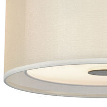 ASHLAND 12'' WIDE 2-LIGHT SEMI FLUSH MOUNT