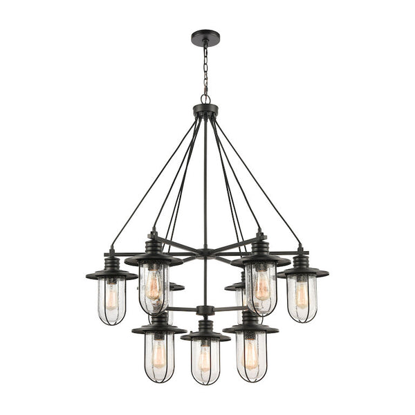 LAKESHORE DRIVE 36'' WIDE 9-LIGHT CHANDELIER