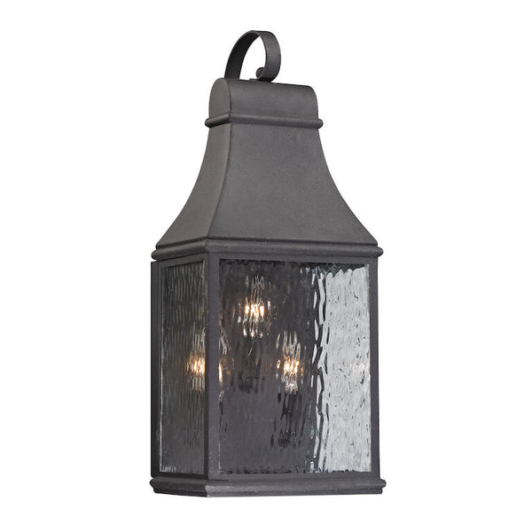 FORGED JEFFERSON 22'' HIGH 3-LIGHT OUTDOOR SCONCE