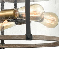 GERINGER 18'' WIDE 4-LIGHT PENDANT---CALL OR TEXT 270-943-9392 FOR AVAILABILITY