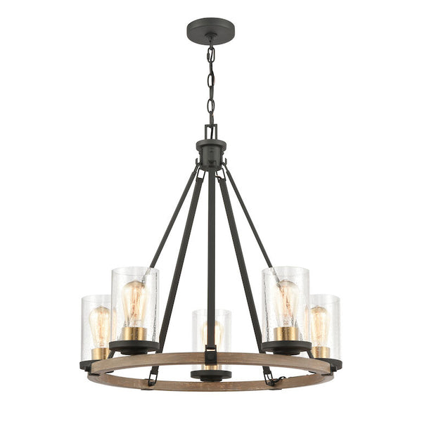 GERINGER 25'' WIDE 5-LIGHT CHANDELIER