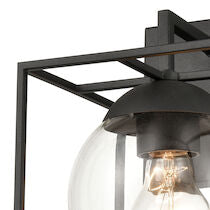 CUBED 9'' HIGH 1-LIGHT OUTDOOR SCONCE