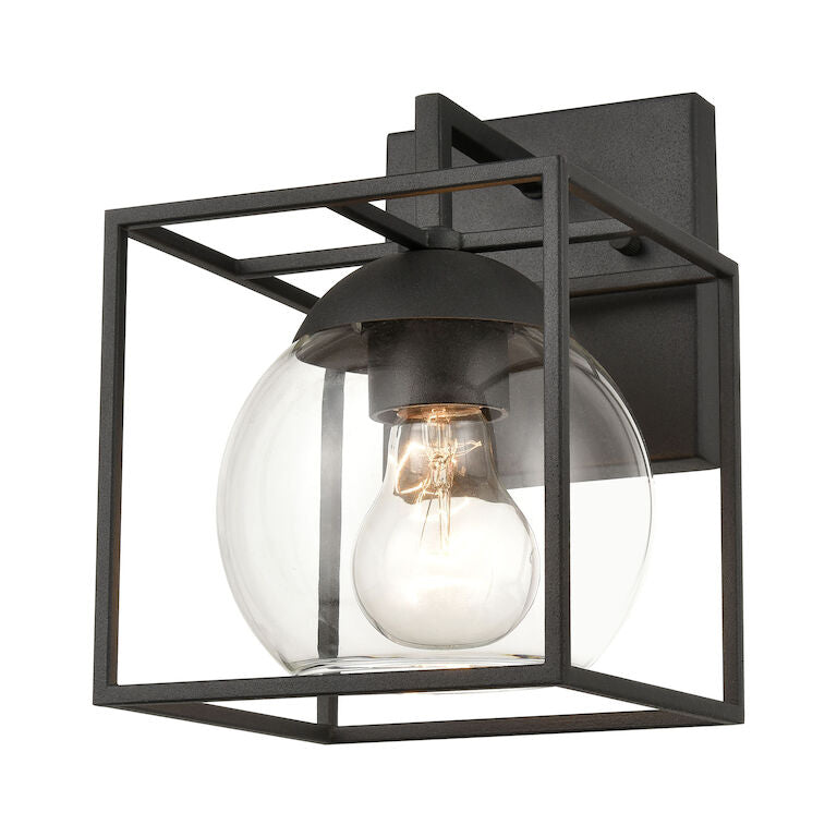 CUBED 9'' HIGH 1-LIGHT OUTDOOR SCONCE