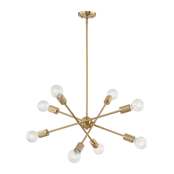 MODULE 22'' WIDE 8-LIGHT CHANDELIER