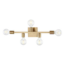 ATTUNE 22'' WIDE 5-LIGHT VANITY LIGHT ALSO AVAILABLE IN SATIN NICKEL---CALL OR TEXT 270-943-9392 FOR AVAILABILITY