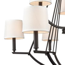 ROBINSON 34'' WIDE 9-LIGHT CHANDELIER---CALL OR TEXT 270-943-9392 FOR AVAILABILITY