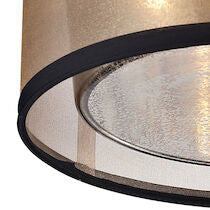 DIFFUSION 13'' WIDE 2-LIGHT FLUSH MOUNT---CALL OR TEXT 270-943-9392 FOR AVAILABILITY
