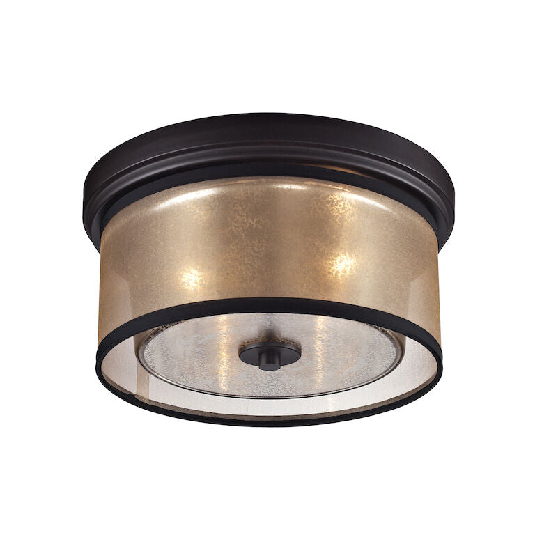 DIFFUSION 13'' WIDE 2-LIGHT FLUSH MOUNT---CALL OR TEXT 270-943-9392 FOR AVAILABILITY