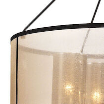 DIFFUSION 24'' WIDE 4-LIGHT CHANDELIER ALSO AVAILABLE IN AGED SILVER---CALL OR TEXT 270-943-9392 FOR AVAILABILITY