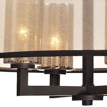 DIFFUSION 24'' WIDE 4-LIGHT CHANDELIER ALSO AVAILABLE IN AGED SILVER---CALL OR TEXT 270-943-9392 FOR AVAILABILITY