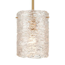 CHISELED ICE 7'' WIDE 1-LIGHT MINI PENDANT---CALL OR TEXT 270-943-9392 FOR AVAILABILITY