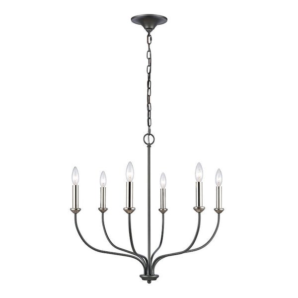 MADELINE 25.75'' WIDE 6-LIGHT CHANDELIER