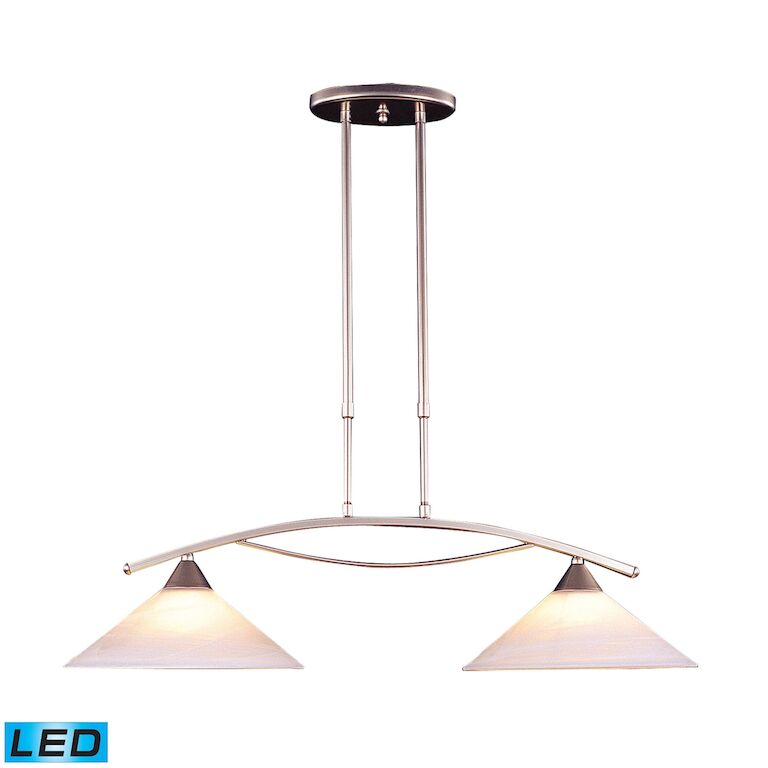 ELYSBURG 31'' WIDE 2-LIGHT ISLAND CHANDELIER ALSO AVAILABLE WITH LED @609.50