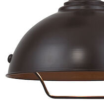 FARMHOUSE 14'' WIDE Oiled Bronze 1-LIGHT PENDANT---Available with LED @$478.40 - King Luxury Lighting