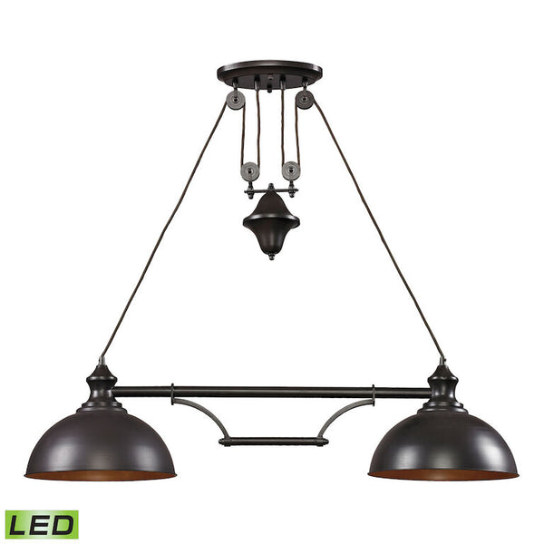 FARMHOUSE 44'' WIDE 2-LIGHT ISLAND CHANDELIER ALOS AVAILABLE WITH LED @$848.70