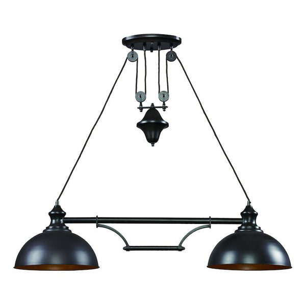 FARMHOUSE 44'' WIDE 2-LIGHT ISLAND CHANDELIER ALOS AVAILABLE WITH LED @$848.70