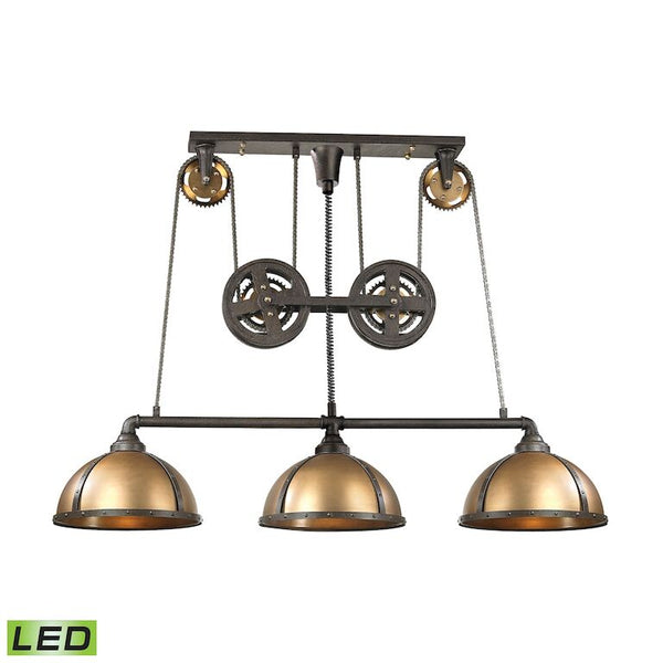 TORQUE 62'' WIDE 3-LIGHT ISLAND CHANDELIER ALSO AVAILABLE WITH LED @ $4,475.80 Call or Text 943-9392 for Availability