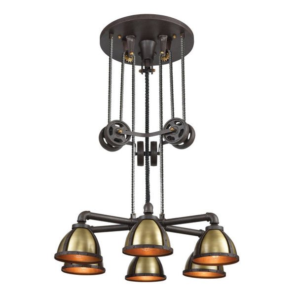 TORQUE 36'' WIDE 6-LIGHT CHANDELIER---CALL OR TEXT 270-943-9392 FOR AVAILABILITY