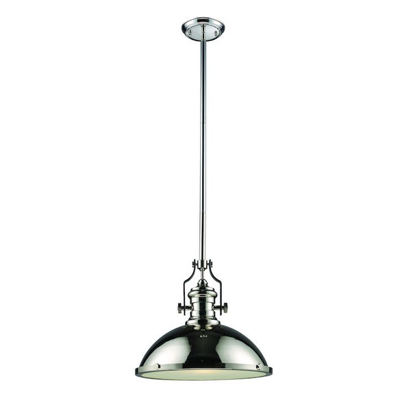 CHADWICK 17'' WIDE 1-LIGHT POLISHED NICKEL PENDANT ALSO AVAILABLE WITH LED @$526.70---CALL OR TEXT 270-943-9392 FOR AVAILABILITY