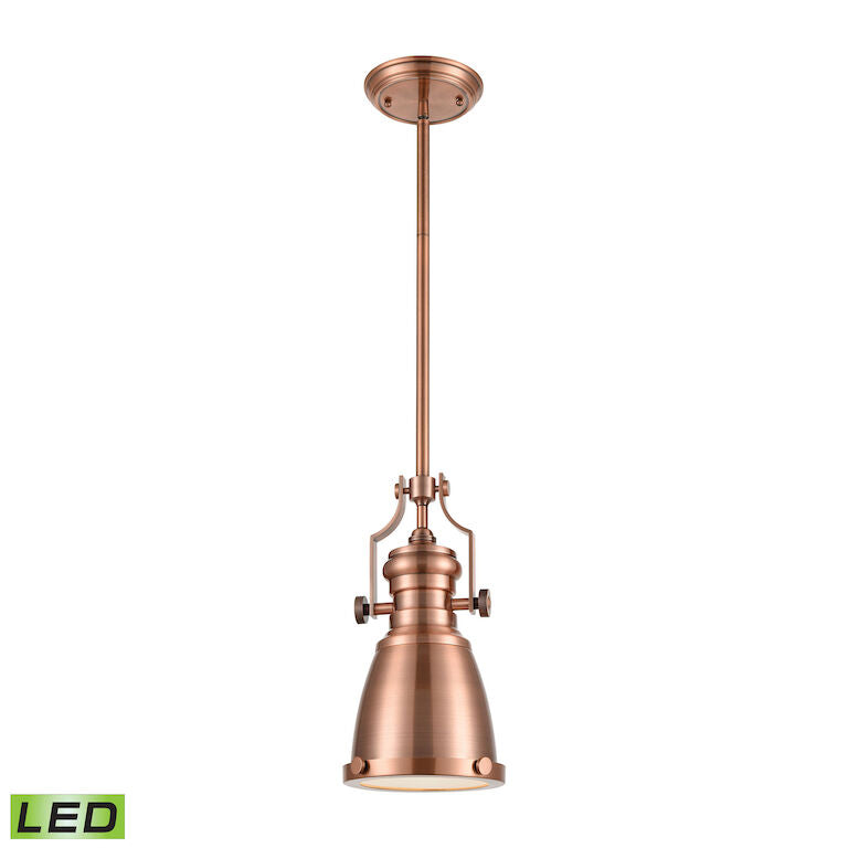 CHADWICK 8'' WIDE 1-LIGHT ANTIQUE COPPER MINI PENDANT ALSO AVAILABLE WITH LED @$388.70---CALL OR TEXT 270-943-9392 FOR AVAILABILITY