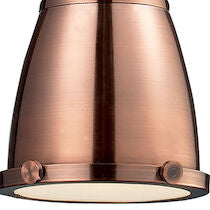 CHADWICK 8'' WIDE 1-LIGHT ANTIQUE COPPER MINI PENDANT ALSO AVAILABLE WITH LED @$388.70---CALL OR TEXT 270-943-9392 FOR AVAILABILITY