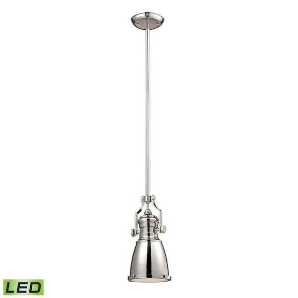CHADWICK 8'' WIDE 1-LIGHT POLISHED NICKEL MINI PENDANT ALSO AVAILABLE WITH LED @$388.70---CALL OR TEXT 270-943-9392 FOR AVAILABILITY