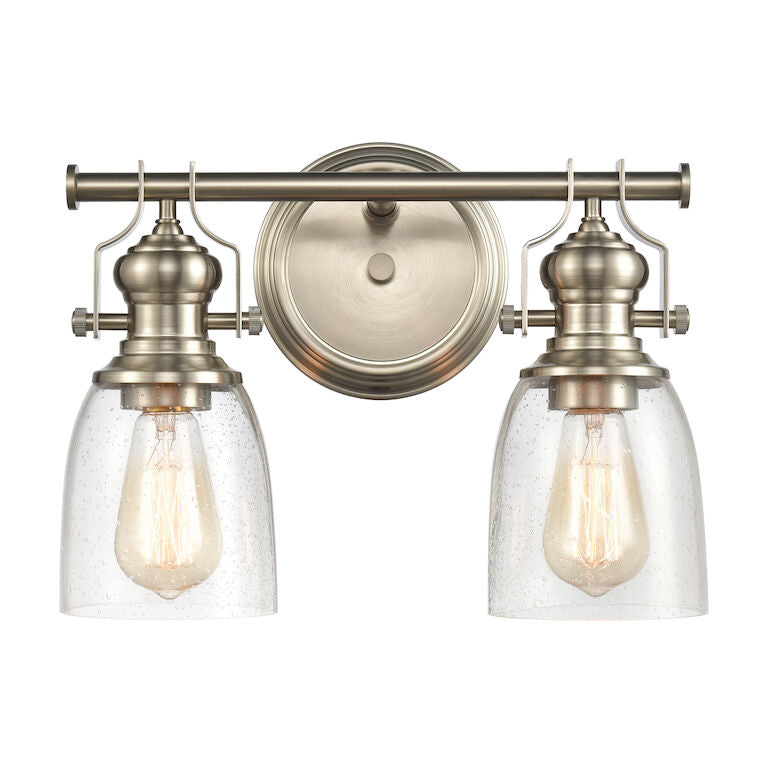 CHADWICK 14'' WIDE 2-LIGHT VANITY LIGHT ALSO AVAILABLE IN OIL RUBBED BRONZE