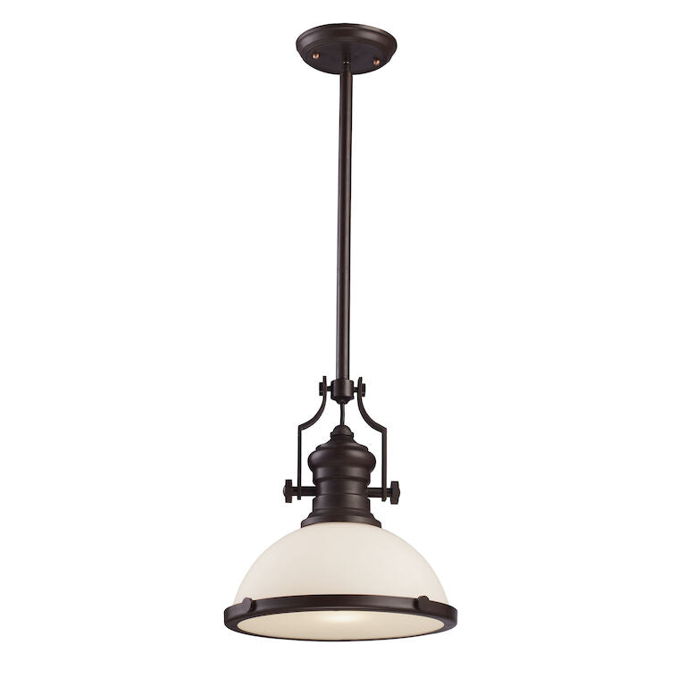 CHADWICK 13'' WIDE 1-LIGHT OILED BRONZE PENDANT