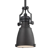 CHADWICK 8'' WIDE 1-LIGHT MATTE BLACK MINI PENDANT