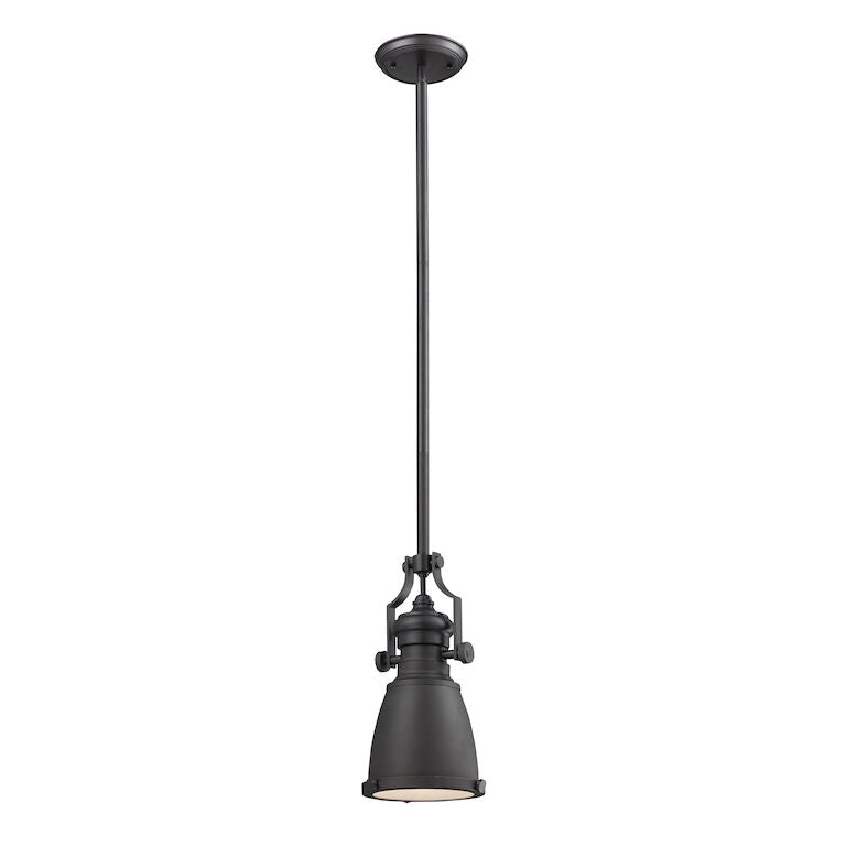 CHADWICK 8'' WIDE 1-LIGHT MATTE BLACK MINI PENDANT