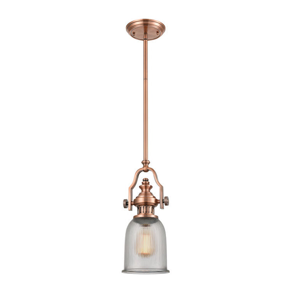CHADWICK 7'' WIDE 1-LIGHT ANTIQUE COPPER MINI PENDANT---CALL OR TEXT 270-943-9392 FOR AVAILABILITY