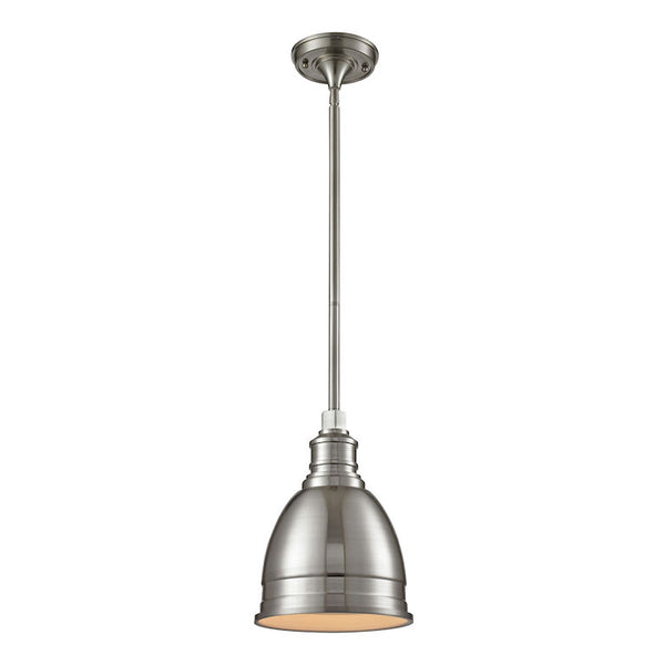CAROLTON 8'' WIDE 1-LIGHT MINI PENDANT ALSO AVAILABLE IN POLISHED NICKEL