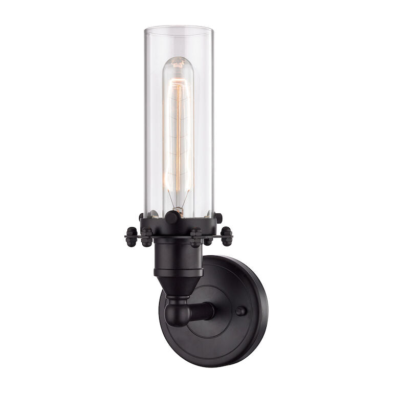 FULTON 12'' HIGH 1-LIGHT SCONCE ALSO AVAILABLE IN OILED RUBBED BRONZE---CALL OR TEXT 270-943-9392 FOR AVAILABILITY
