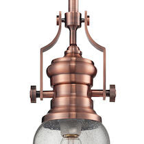 CHADWICK 8'' WIDE 1-LIGHT COPPER MINI PENDANT---CALL OR TEXT 270-943-9392 FOR AVAILABILITY