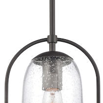 CONNECTION 8'' WIDE 1-LIGHT MINI PENDANT ALSO AVAILABLE IN SATIN NICKEL