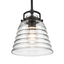CURRENT 8'' WIDE 1-LIGHT PENDANT ALSO AVAILABLE IN SATIN BRASS