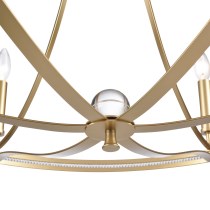 NOURA 31.5'' WIDE 6-LIGHT CHANDELIERCALL OR TEXT 270-943-9392 FOR AVAILABILITY