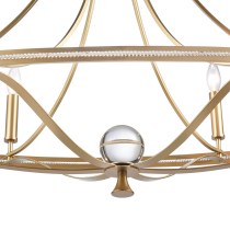 NOURA 46.5'' WIDE 6-LIGHT LINEAR CHANDELIER---CALL OR TEXT 270-943-9392 FOR AVAILABILITY