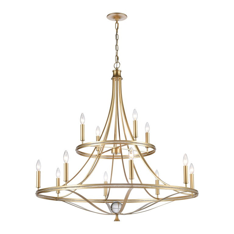 NOURA 40'' WIDE 12-LIGHT CHANDELIER---CALL OR TEXT 270-943-9392 FOR AVAILABILITY