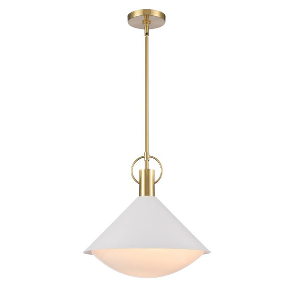 COMPTON 15.75'' WIDE 1-LIGHT PENDANT ALSO AVAILABLE IN SATIN NICKEL