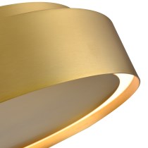 CANNING 12'' WIDE INTEGRATED LED BRUSHED BRASS FLUSH MOUNT---CALL OR TEXT 270-943-9392 FOR AVAILABILITY