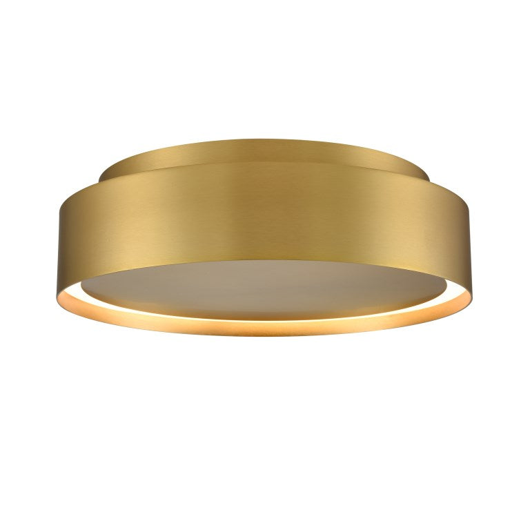 CANNING 12'' WIDE INTEGRATED LED BRUSHED BRASS FLUSH MOUNT---CALL OR TEXT 270-943-9392 FOR AVAILABILITY