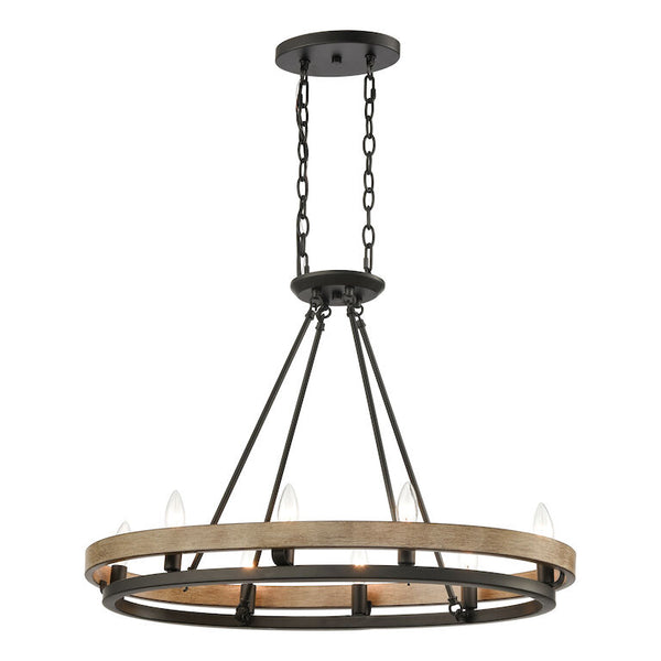 RAMSEY 30'' WIDE 8-LIGHT ISLAND CHANDELIER ALSO AVAILABLE IN SATIN NICKEL---CALL OR TEXT 270-943-9392 FOR AVAILABILITY