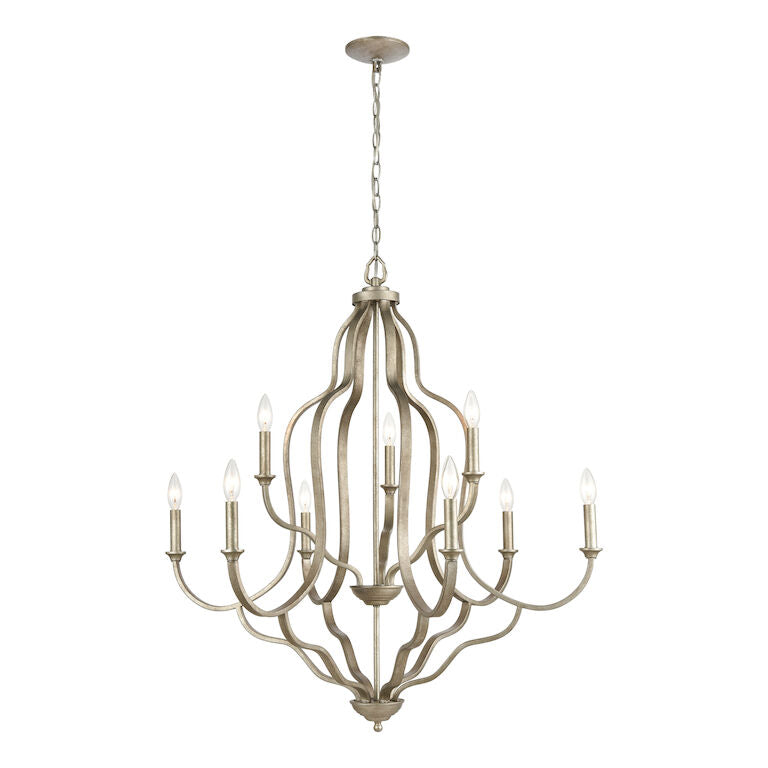 LANESBORO 34'' WIDE 9-LIGHT CHANDELIER---CALL OR TEXT 270-943-9392 FOR AVAILABILITY